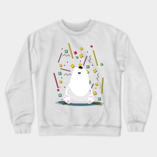 Cute 1980s Bear Crewneck Sweatshirt